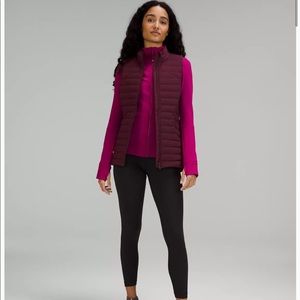 Lululemon Pack It Down Vest Cassis Size 4 (Barely Worn)